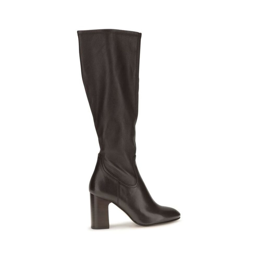 Stuart Weitzman Black Calf Leather Bos Taurus High Heel Women's Boots